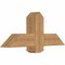 Ekena Millwork Eugene Smooth Timber Gable Bracket, Western Red Cedar, 36"W x 15"H x 5 1/2"D x 5 1/2"F, 10/12 Pitch GBW036X15X0606EUG00SWR - alternate 2